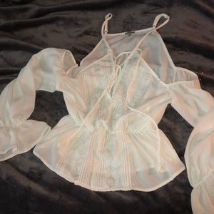 White lace dressy shirt !